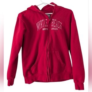 Myrtle Beach Kids Red Hoodie